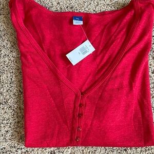 Old Navy Vibrant Red Top XXL